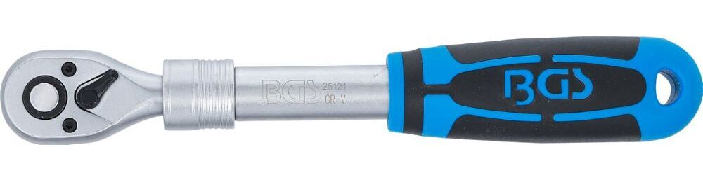 Produktbild Umschaltknarre ausziehbar Abtrieb Außenvierkant 10 mm 3/8 Zoll 240 - 345 mm bild 2