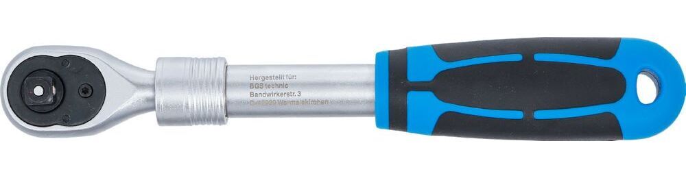 Produktbild Umschaltknarre ausziehbar Abtrieb Außenvierkant 10 mm 3/8 Zoll 240 - 345 mm bild 5