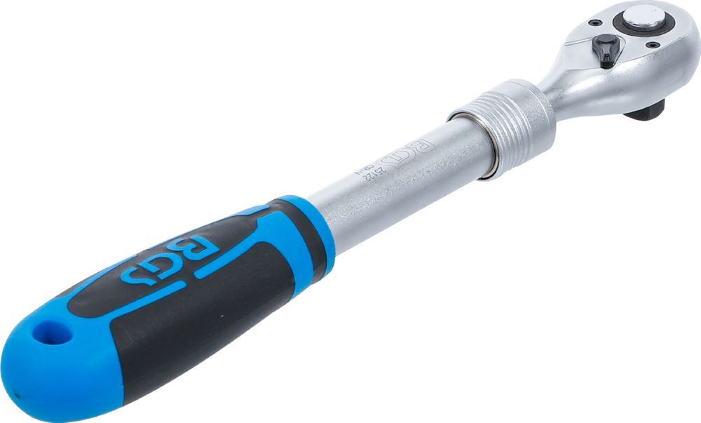 Produktbild Umschaltknarre ausziehbar Abtrieb Außenvierkant 12,5 mm 1/2 Zoll 305 - 445 mm bild 4