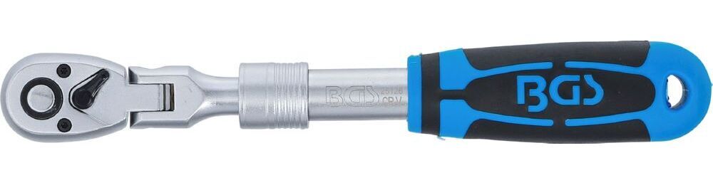 Produktbild Umschaltknarre ausziehbar abwinkelbar Abtrieb Außenvierkant 3/8 Zoll 260-365 mm bild 2