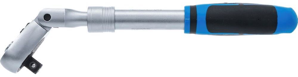 Produktbild Umschaltknarre ausziehbar abwinkelbar Abtrieb Außenvierkant 1/2 Zoll 350-490 mm bild 3