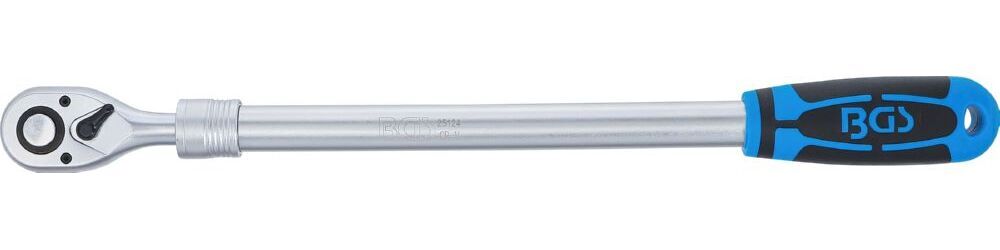 Produktbild Umschaltknarre ausziehbar extra lang Abtrieb Außenvierkant 1/2 Zoll 455-595 mm bild 2