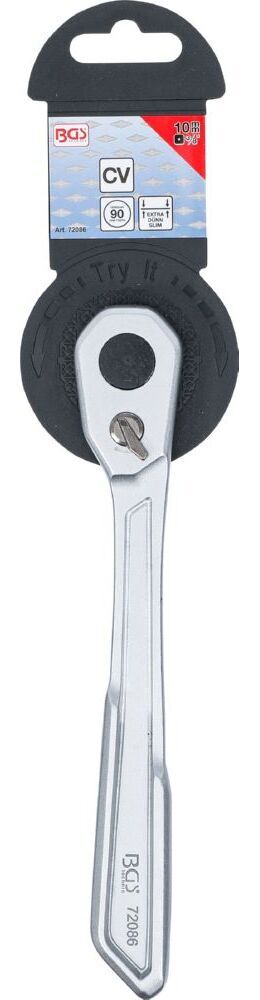 Produktbild Umschaltknarre extra flach feinverzahnt Abtrieb Außenvierkant 3/8 Zoll bild 6