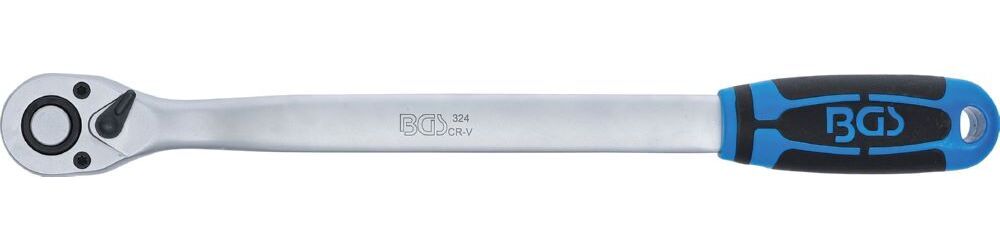 Produktbild Umschaltknarre extra lang Abtrieb Außenvierkant 12,5 mm 1/2 Zoll 380 mm bild 2