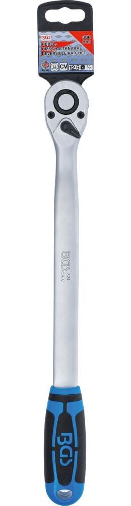 Produktbild Umschaltknarre extra lang Abtrieb Außenvierkant 12,5 mm 1/2 Zoll 380 mm bild 6