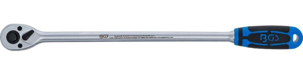 Produktbild Umschaltknarre extra lang Abtrieb Außenvierkant 6,3 mm 1/4 Zoll 300 mm bild 2