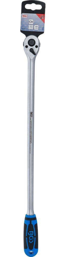 Produktbild Umschaltknarre extra lang Abtrieb Außenvierkant 10 mm 3/8 Zoll 455 mm bild 6