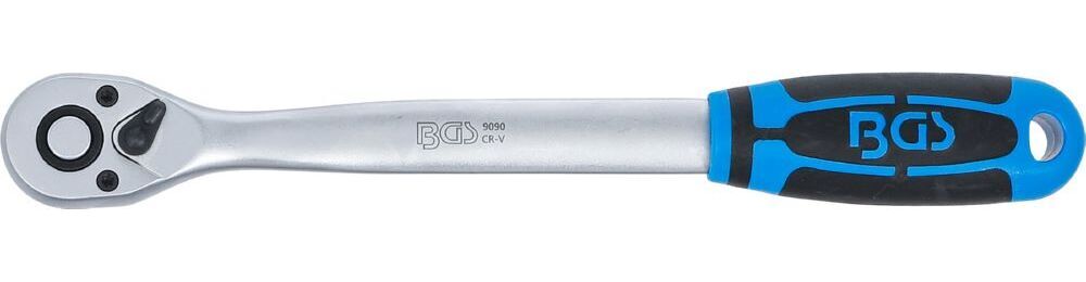 Produktbild Umschaltknarre extra lang Abtrieb Außenvierkant 10 mm 3/8 Zoll 254 mm bild 2