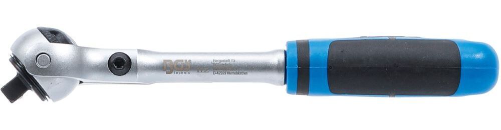 Produktbild Umschaltknarre mit Kugelkopf Abtrieb Außenvierkant 6,3 mm 1/4 Zoll bild 3