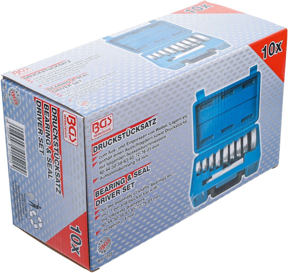 BGS Universal Lager und Buchsentreiber Satz 10 teilig Produktbild BGS Universal Lager und Buchsentreiber Satz 10 teilig bild 6