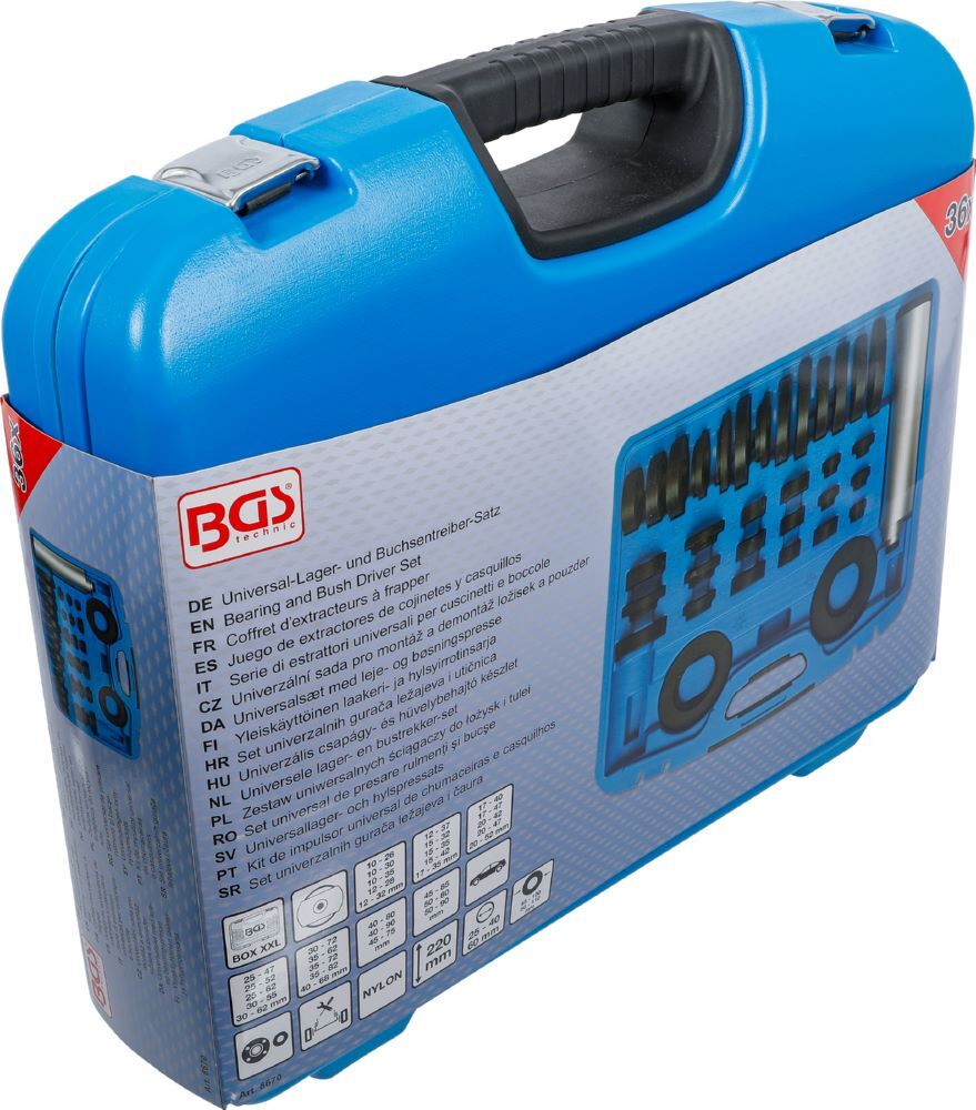 BGS Universal Lager und Buchsentreiber Satz Nylon 36 teilig Produktbild BGS Universal Lager und Buchsentreiber Satz Nylon 36 teilig bild 6