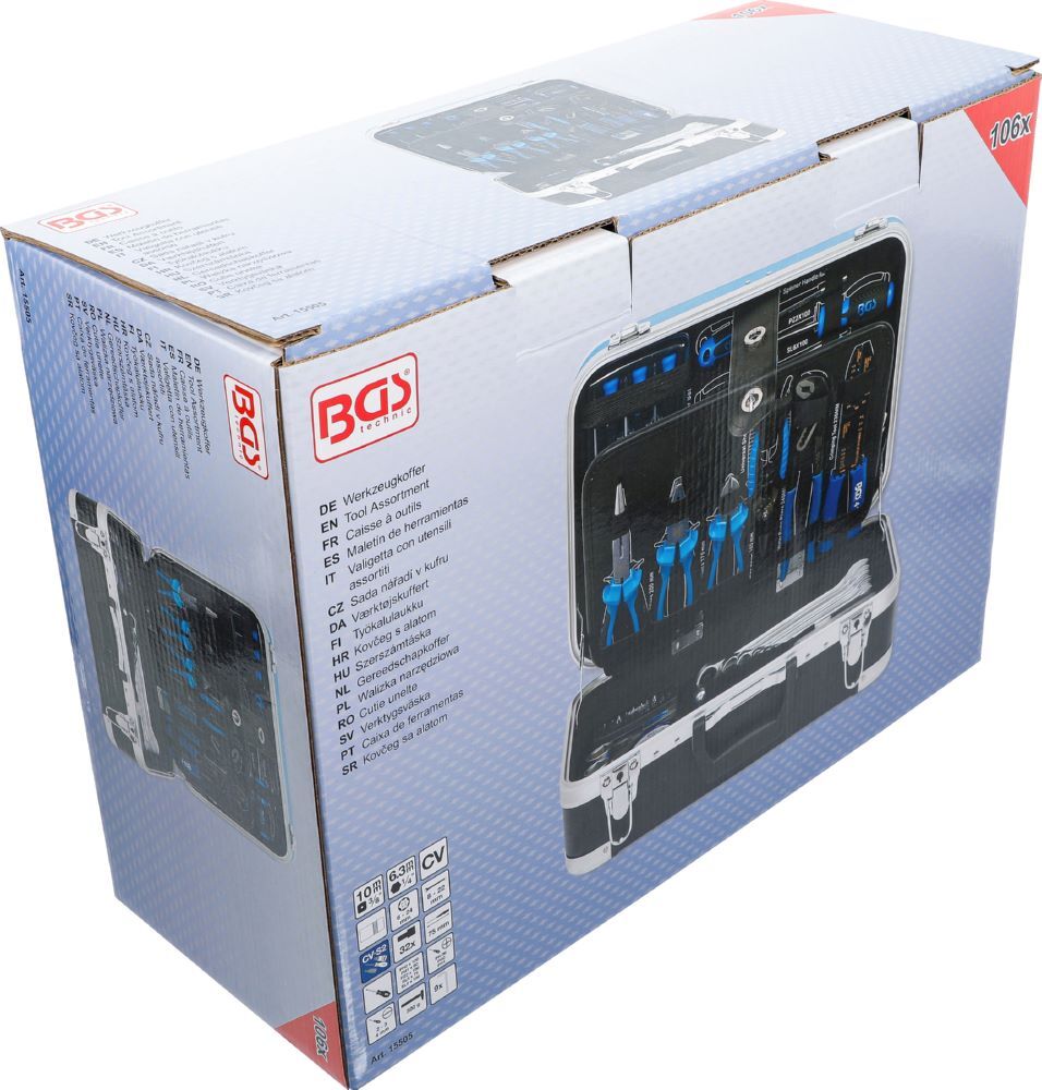 Produktbild Universal Werkzeugkoffer 106 teilig bild 10