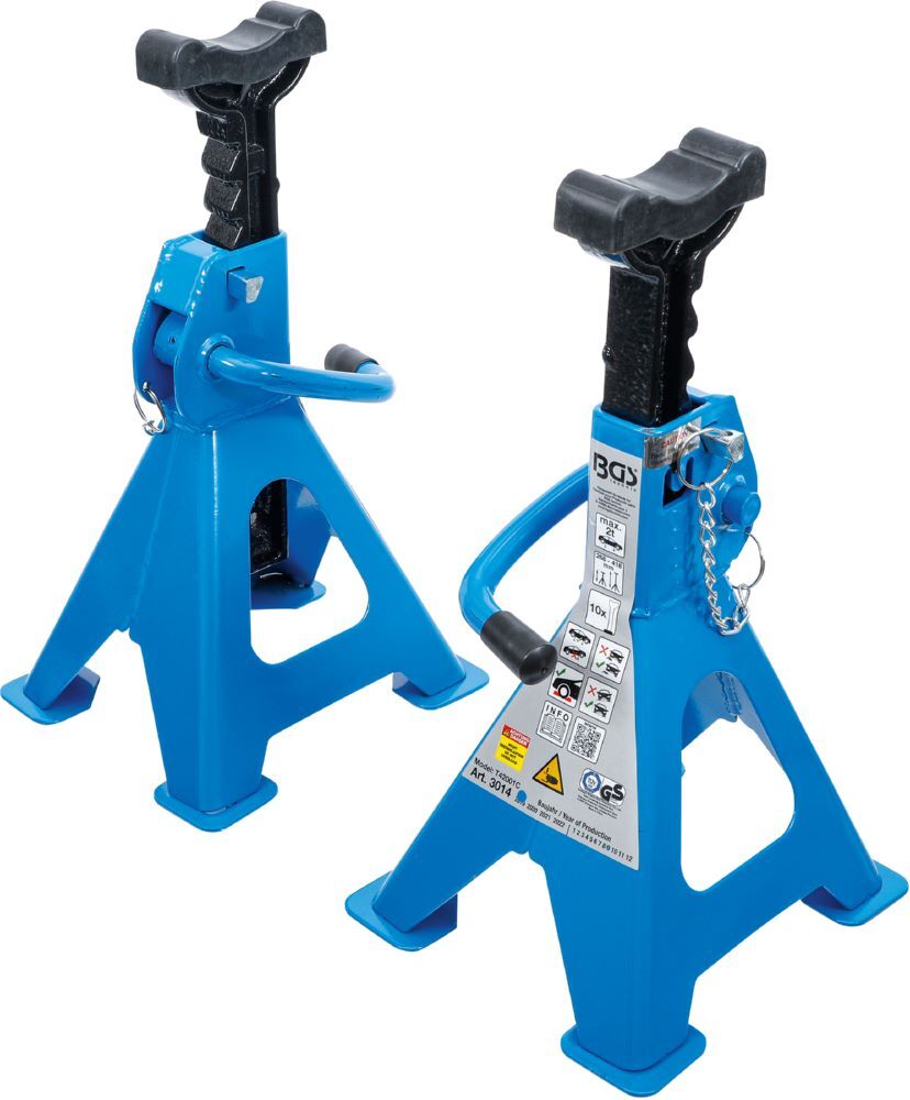 Produktbild BGS Unterstellböcke Traglast 2000 kg / Paar Hub 268 - 418 mm
