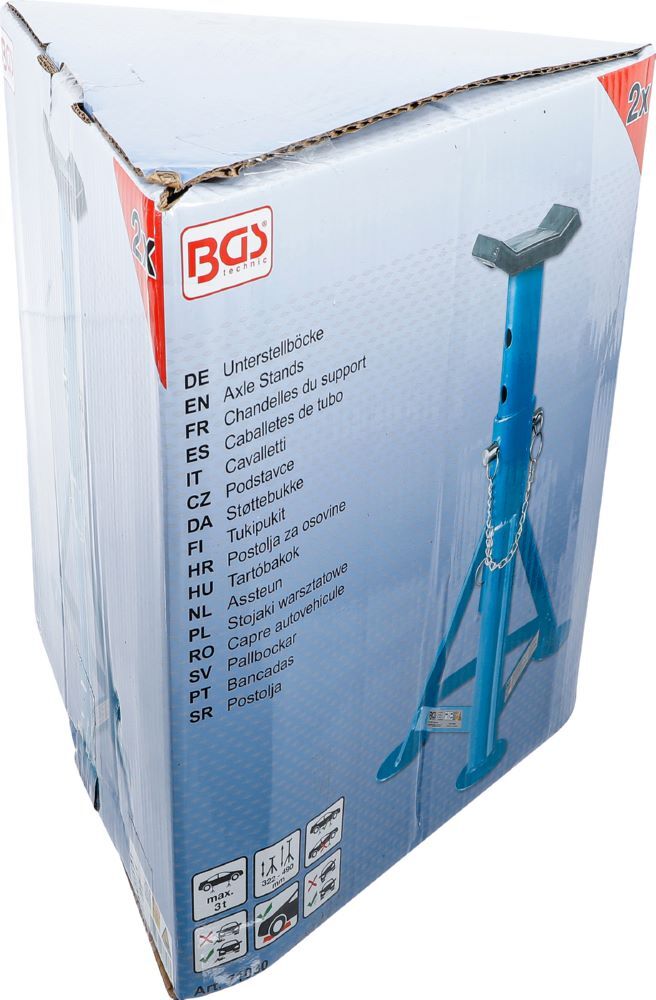 Produktbild Unterstellböcke Traglast 3000 kg / Paar Hub 335 - 500 mm bild 5