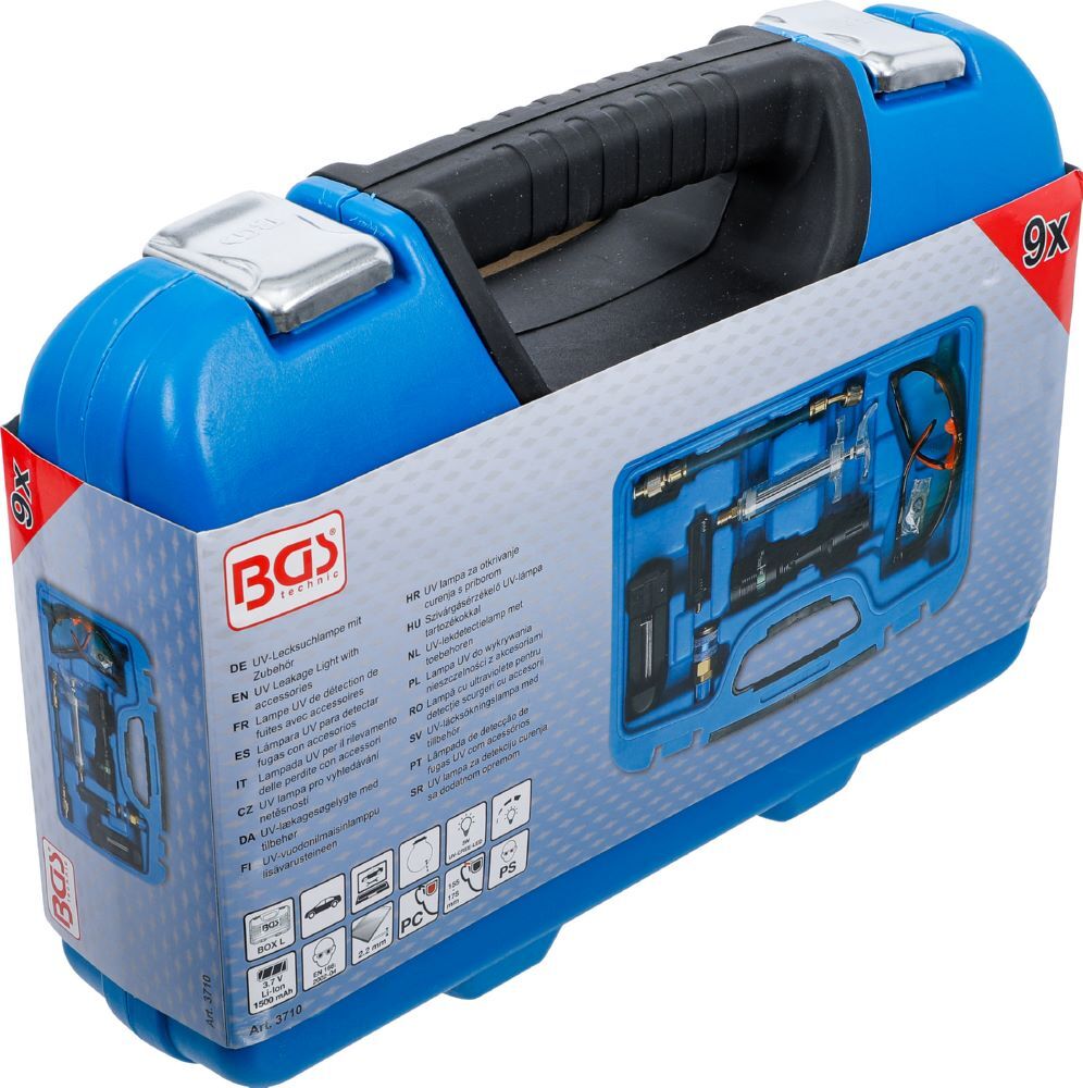 BGS UV-Lecksuch Taschenlampen Satz mit Zubehör für Klimaanlagen Produktbild BGS UV-Lecksuch Taschenlampen Satz mit Zubehör für Klimaanlagen bild 6