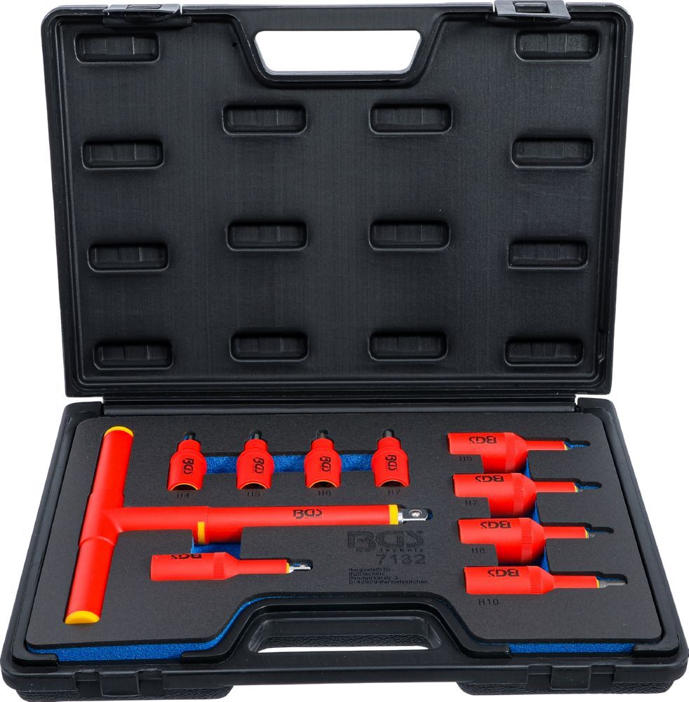 Produktbild BGS VDE Bit Einsatz Satz Innensechskant 4 - 10 mm 10 teilig