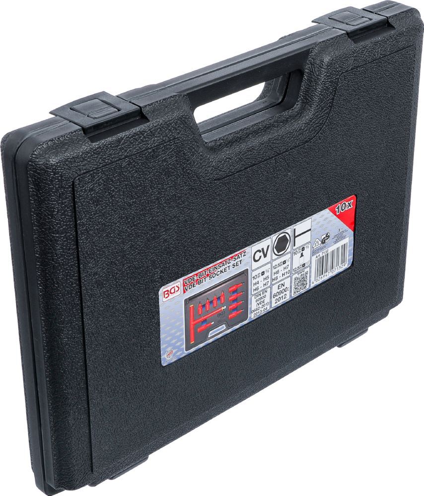 Produktbild VDE Bit Einsatz Satz Innensechskant 4 - 10 mm 10 teilig bild 8