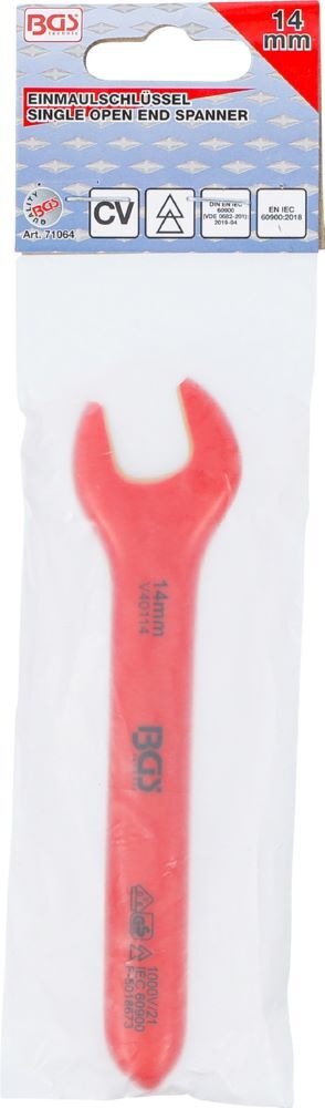 Produktbild BGS VDE Einmaulschlüssel 14 mm bild 4