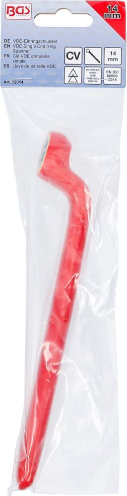 Produktbild VDE Einringschlüssel tief gekröpft 14 mm bild 5