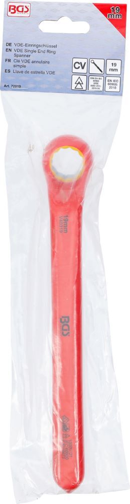 Produktbild VDE Einringschlüssel tief gekröpft 19 mm bild 5