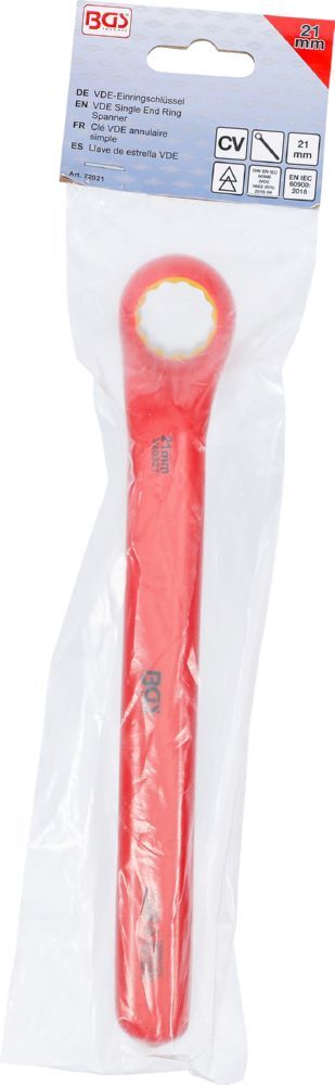 Produktbild VDE Einringschlüssel tief gekröpft 21 mm bild 5