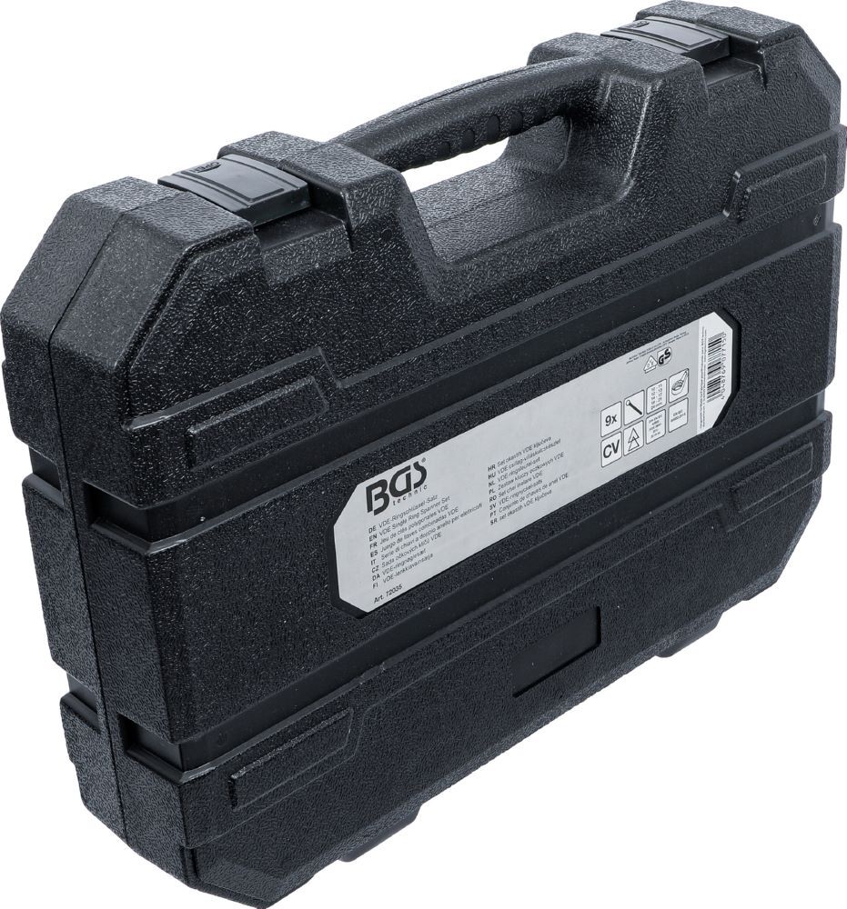 Produktbild VDE Ringschlüssel Satz tief gekröpft 10 - 24 mm 9 teilig bild 10