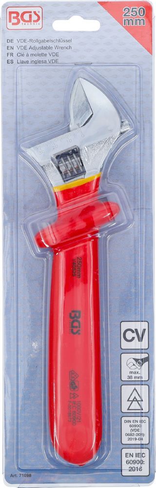 Produktbild VDE Rollgabelschlüssel max. 38 mm bild 6