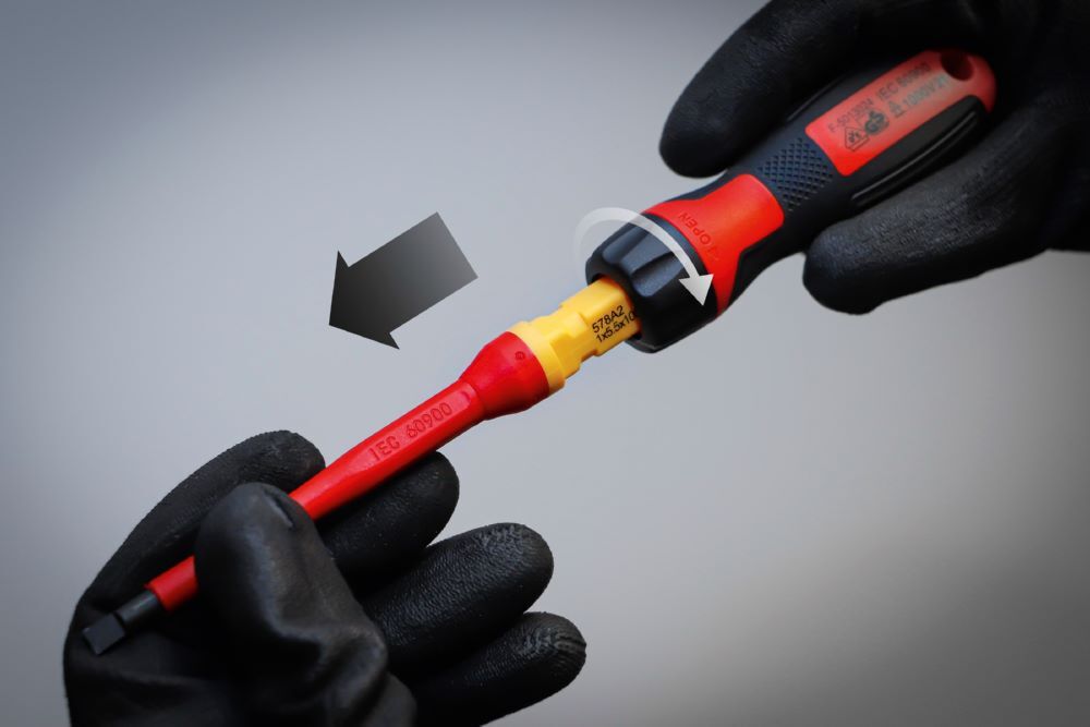 BGS VDE Schraubendreher Satz mit Wechselklingen 8 teilig Produktbild BGS VDE Schraubendreher Satz mit Wechselklingen 8 teilig bild 3