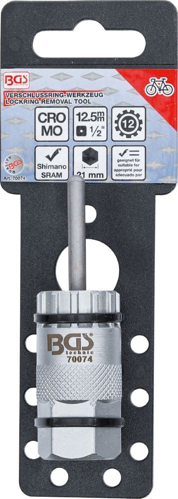 BGS Verschlussring Einsatz mit Zentrierstift 5 mm Produktbild BGS Verschlussring Einsatz mit Zentrierstift 5 mm bild 3