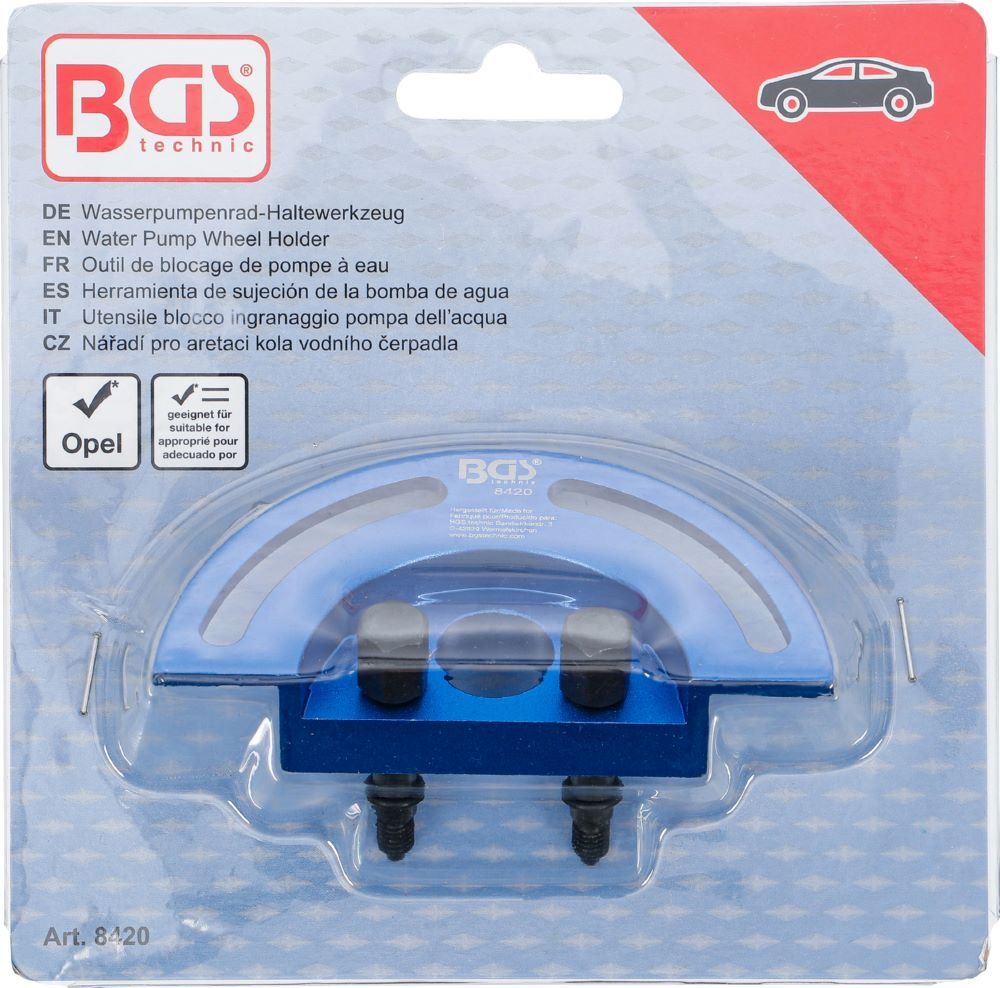 BGS Wasserpumpenrad Haltewerkzeug für Opel Ecotec-Motoren Produktbild BGS Wasserpumpenrad Haltewerkzeug für Opel Ecotec-Motoren bild 4