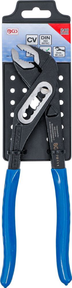 BGS Wasserpumpenzange mit Durchsteckgewerbe 240 mm Produktbild BGS Wasserpumpenzange mit Durchsteckgewerbe 240 mm bild 4