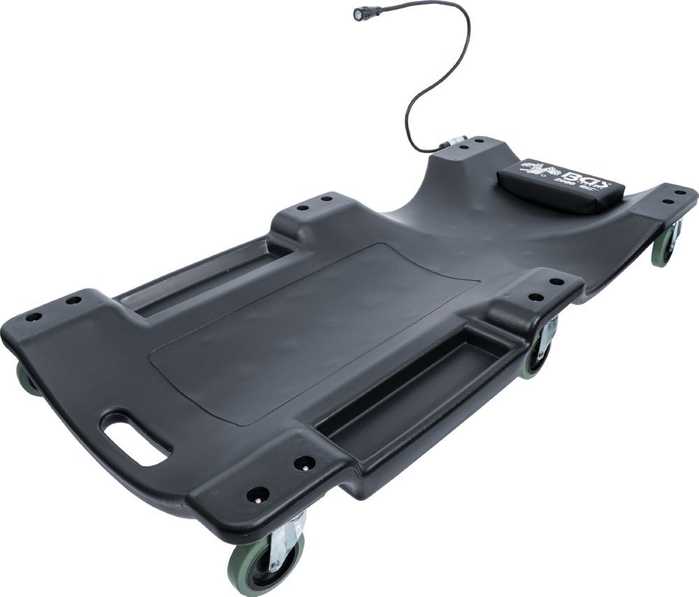 Produktbild BGS Werkstatt Rollbrett mit Arbeitslampe 1030 x 500 mm