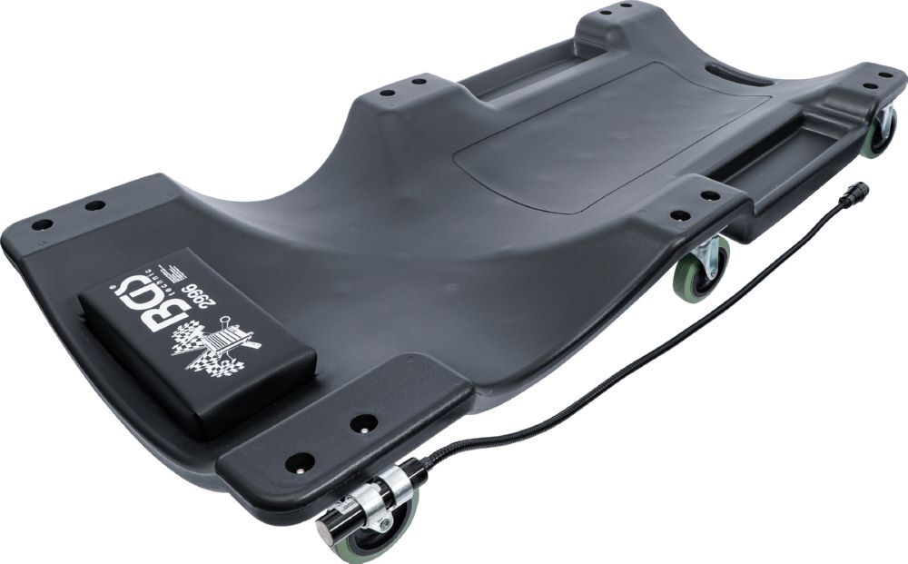 Produktbild Werkstatt Rollbrett mit Arbeitslampe 1030 x 500 mm bild 2