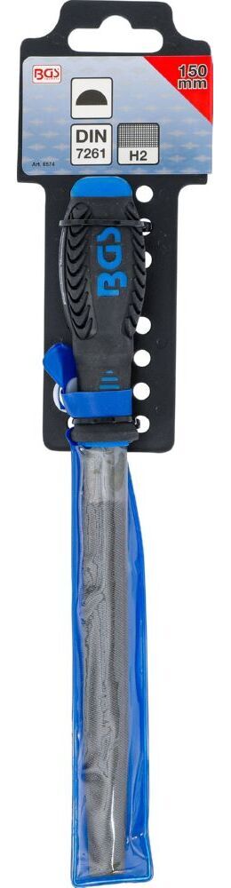 BGS Werkstattfeile halbrund Hieb 2 150 mm Produktbild BGS Werkstattfeile halbrund Hieb 2 150 mm bild 4