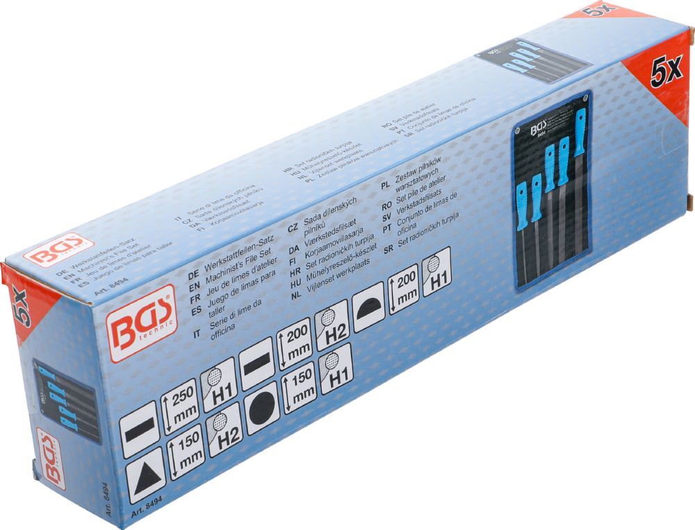 BGS Werkstattfeilen Satz 5 teilig Produktbild BGS Werkstattfeilen Satz 5 teilig bild 6