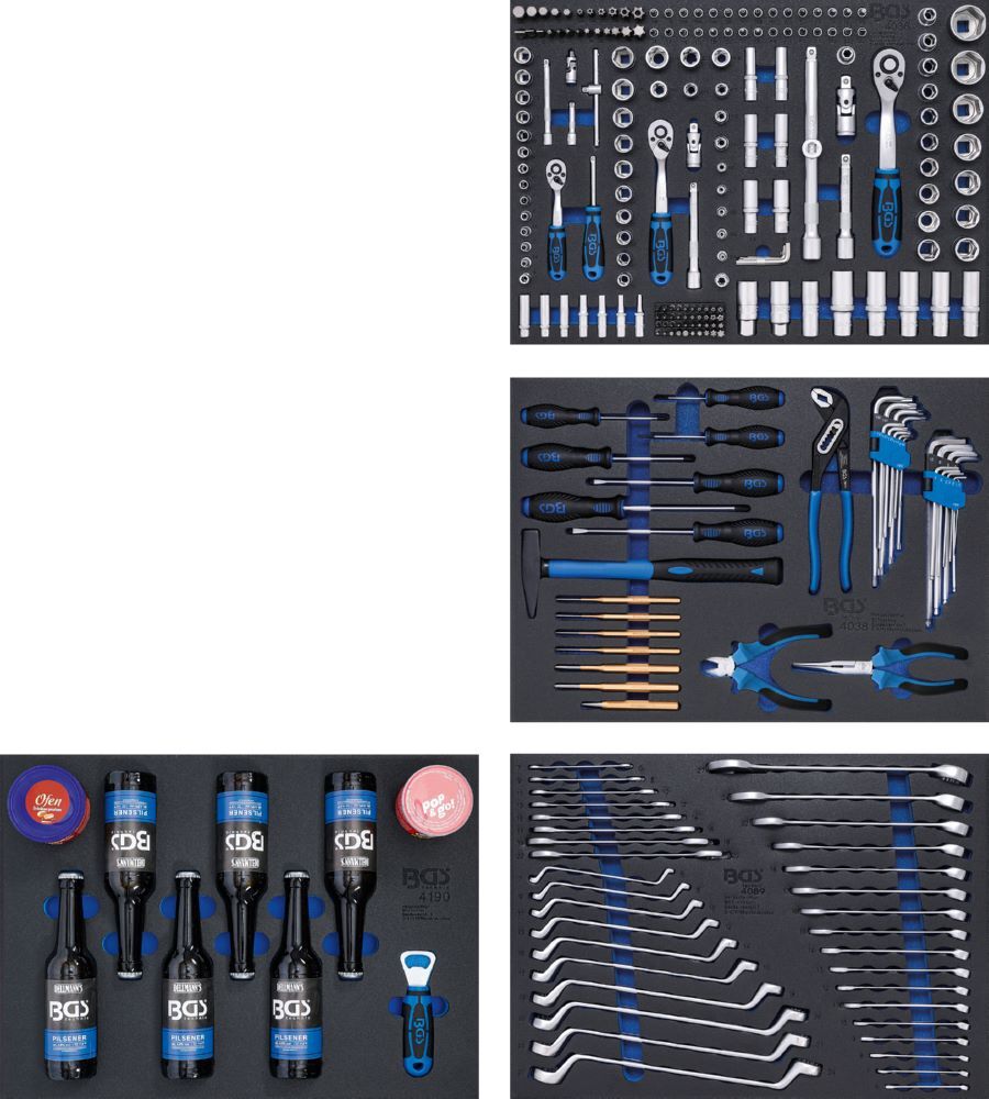 BGS Werkstattwagen mit 8 Schubladen 263 Teilig Produktbild BGS Werkstattwagen mit 8 Schubladen 263 Teilig bild 3