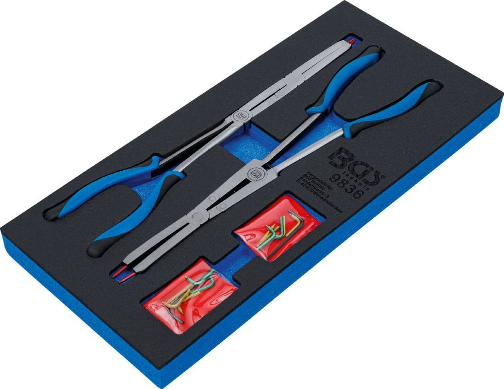 BGS Werkstattwageneinlage 1/3: Doppelgelenk Sprengringzangen Satz 345 mm Produktbild BGS Werkstattwageneinlage 1/3: Doppelgelenk Sprengringzangen Satz 345 mm bild 2