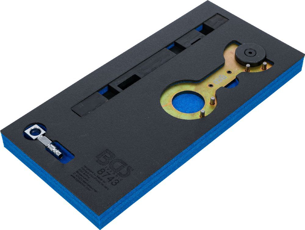 Produktbild Werkstattwageneinlage 1/3 Doppelvanos Einstellwerkzeug Satz für BMW M52TU / M54 bild 2