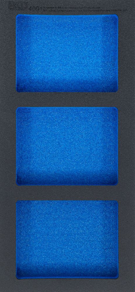Produktbild BGS Werkstattwageneinlage 1/3 leer 3 Ablagefächer 408 x 189 x 32 mm