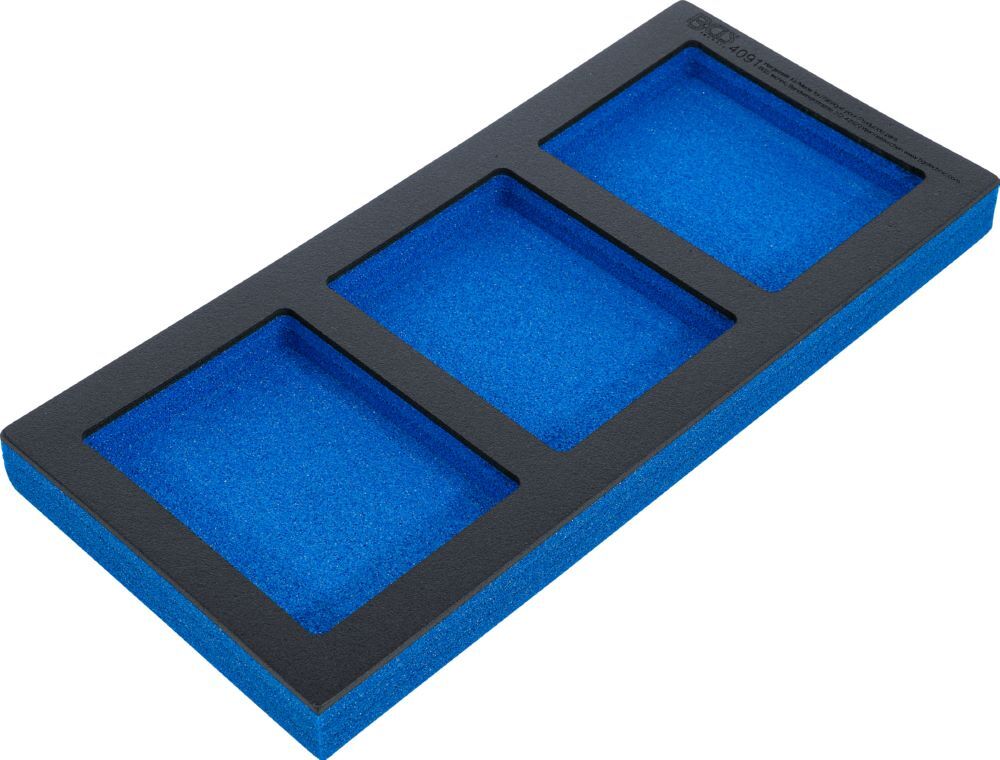 Produktbild Werkstattwageneinlage 1/3 leer 3 Ablagefächer 408 x 189 x 32 mm bild 2