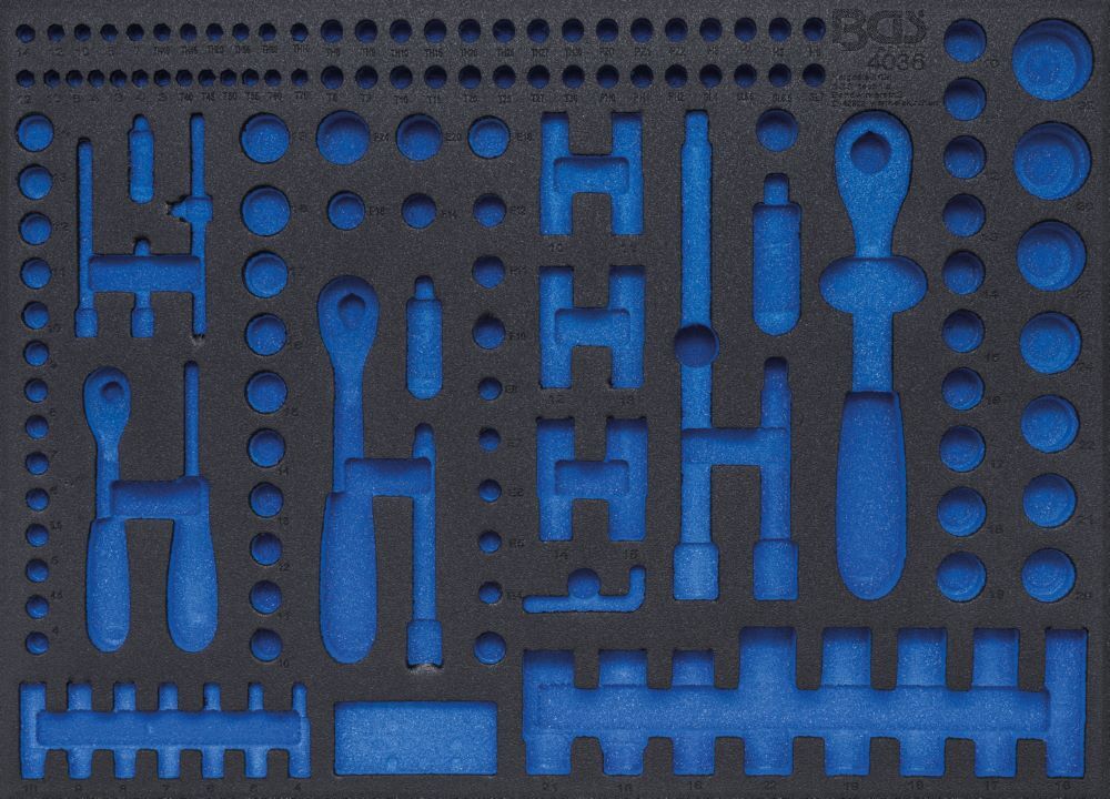 Produktbild BGS Werkstattwageneinlage 3/3 leer für Artikel 4036