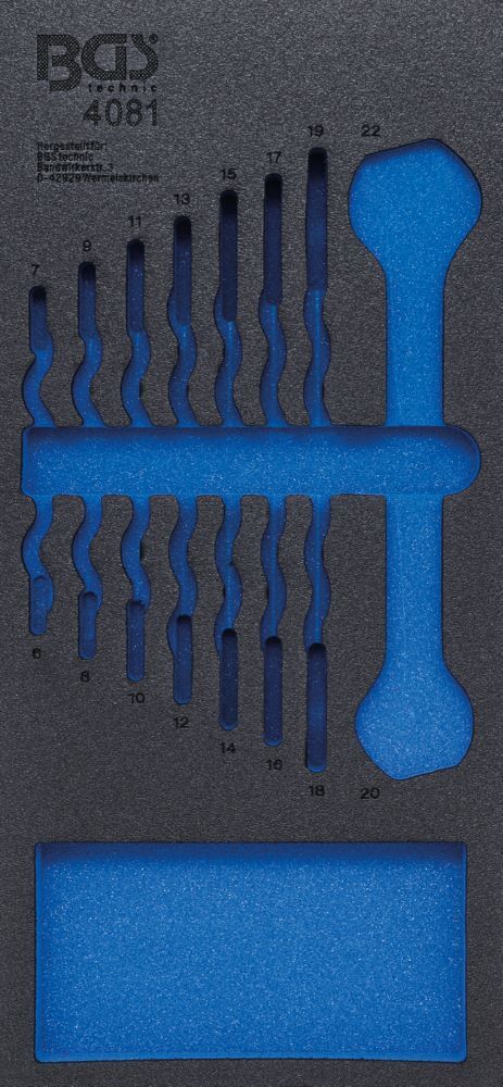 Produktbild BGS Werkstattwageneinlage 1/3 leer für Artikel 4081