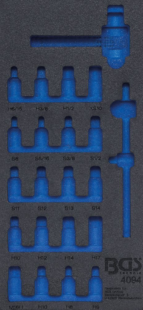 Produktbild BGS Werkstattwageneinlage 1/3 leer für Artikel 4094