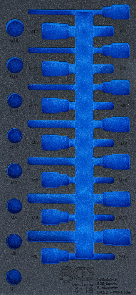 Produktbild BGS Werkstattwageneinlage 1/3 leer für Artikel 4118