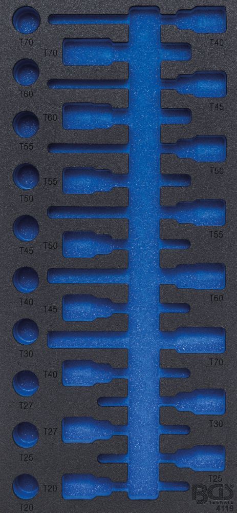 Produktbild BGS Werkstattwageneinlage 1/3 leer für Artikel 4119