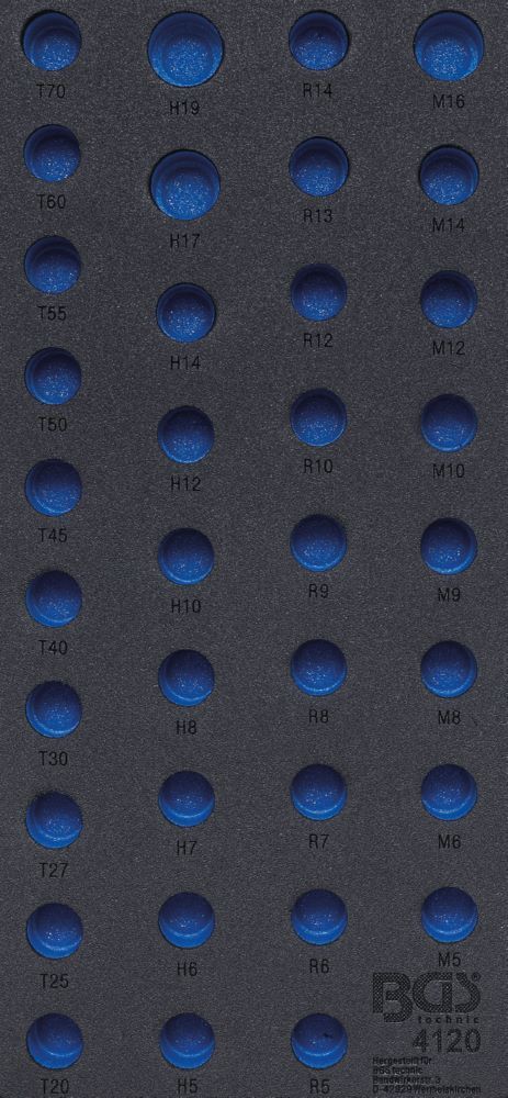 Produktbild BGS Werkstattwageneinlage 1/3 leer für Artikel 4120