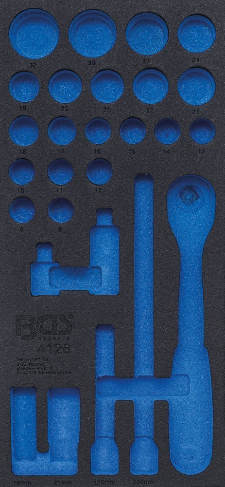 Produktbild BGS Werkstattwageneinlage 1/3 leer für Artikel 4126