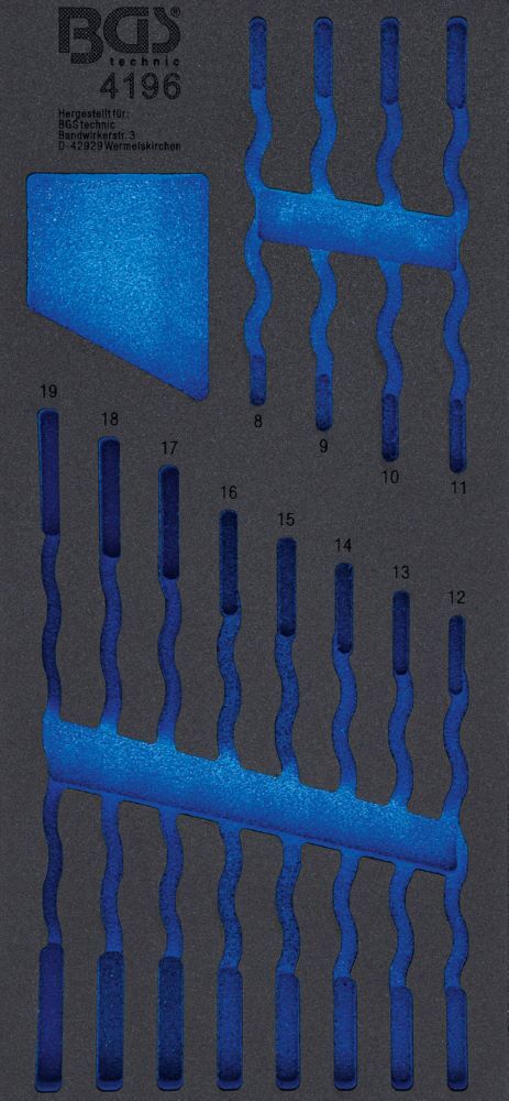 Produktbild BGS Werkstattwageneinlage 1/3 leer für Artikel 4196