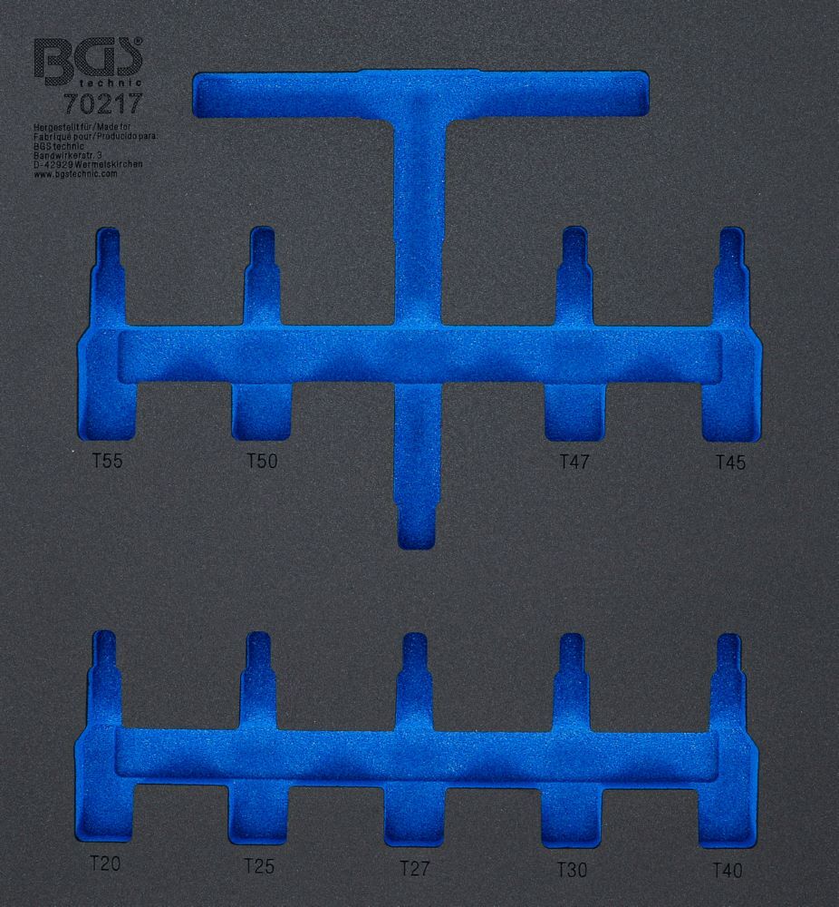 Produktbild BGS Werkstattwageneinlage 2/3 leer für Artikel 70217