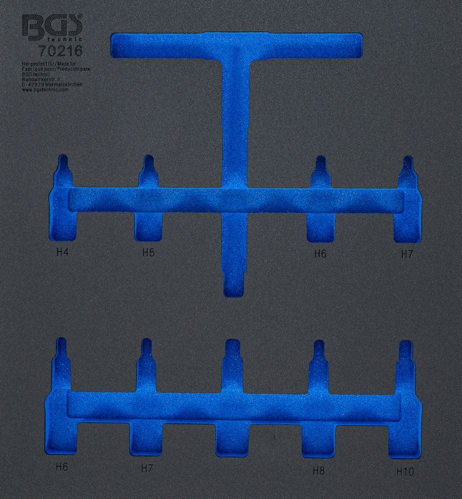 Produktbild BGS Werkstattwageneinlage 2/3 leer für Artikel 70216